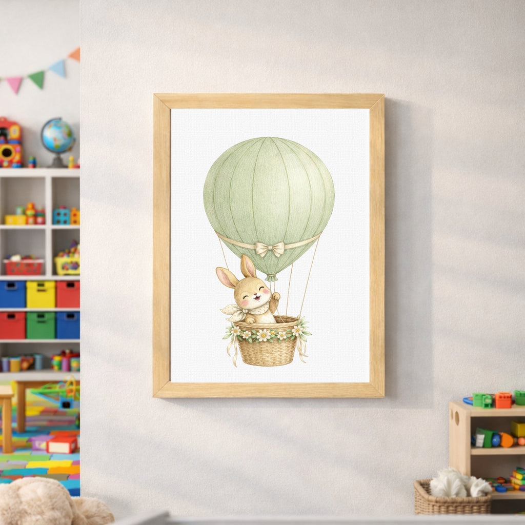 Woodland Nursery Wall Art Printable Set, Love Grows Here Nursery Decor, Boho Forest Animals Baby Room, Fox Bear Bunny 6 Print