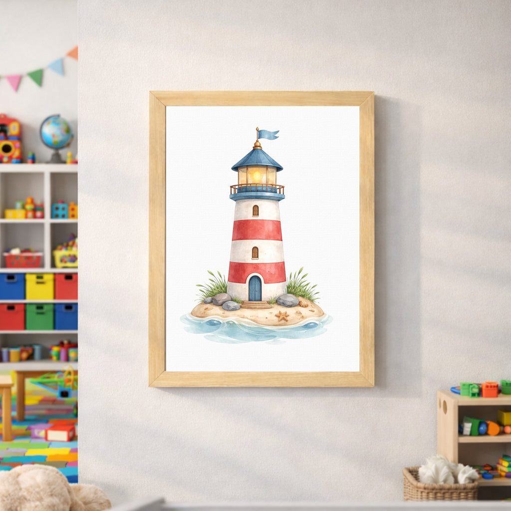Dinosaur Nautical Wall Art Set of 6 Prints, Printable Kids Room Decor, Sailor Dino Nursery Poster, Baby Boy Bedroom Instant Download